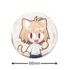 2D Cospa Tsukihime piece of blue glass Nekoark 65mm tin badge [Official] -A moon-