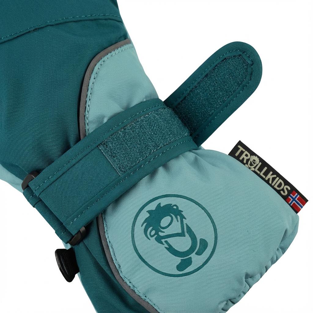 Rękawice zimowe dziecięce Trollkids Kids Troll Glove wodoodporne dziewczęce/chłopięce zielone (925-332)