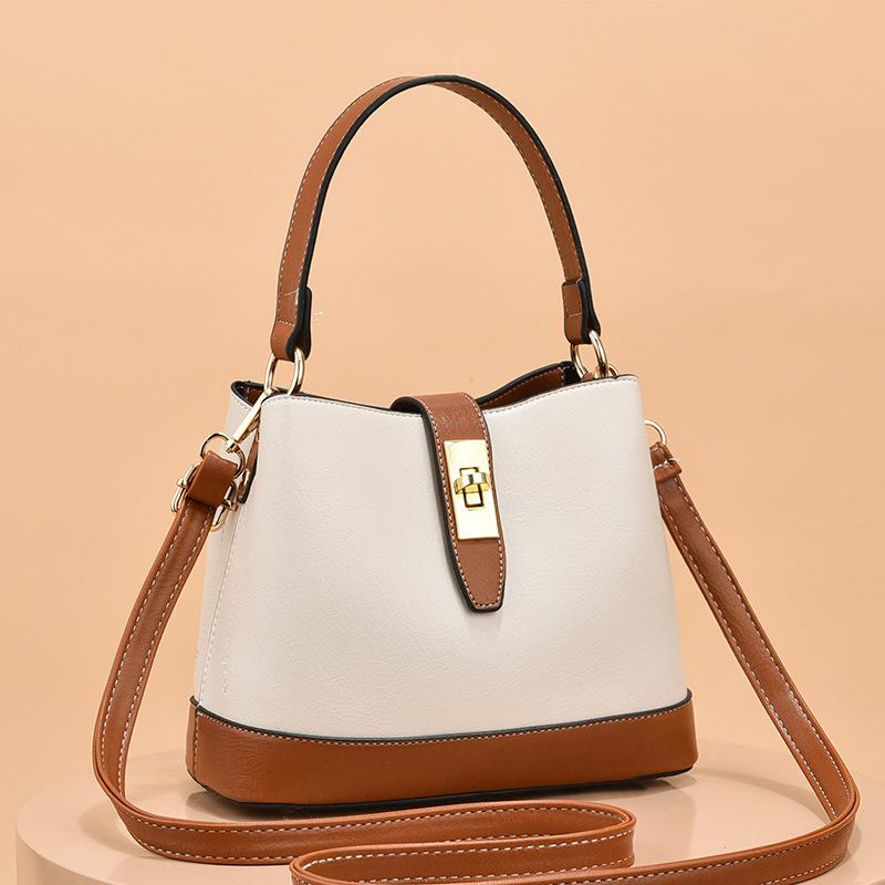 Women's Bag New Simple Winter Korean Fashion Women's Bag Single Shoulder Crossbody Bucket Bag