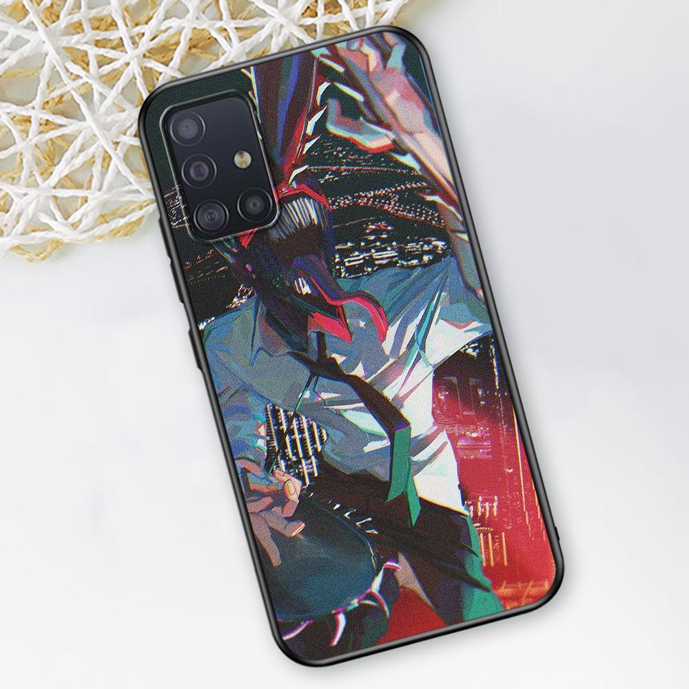 Chainsaw Man Case for Samsung Galaxy A52 A12 A53 A51 A32 A21s A22 A31 A72 A02s A13 5G A11 A41 A03s Silicone Phone Cover Anime