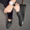 Echtes Leder Herren Freizeitschuhe Herren Atmungsaktive Slip-on-Fahrschuhe Herren Freizeitschuhe