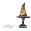 Creative Witch Hat USB Powered Table Lamp Handcrafted Halloween Decors Creative Wizard Hat Nightlight For Gift Giving