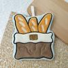 Cute Puppy Hand Towel Quick Drying Kitchen Cleaning Rag Coral Velvet Cartoon Animal Absorbent Bathroom Hanging Towel