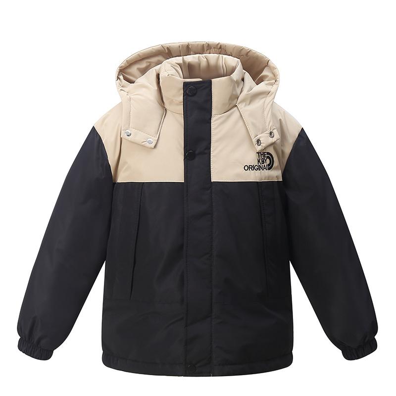 

Children s Velvet and Silk Jackets, Casual Windbreakers for Boys and Girls 120cm чорний