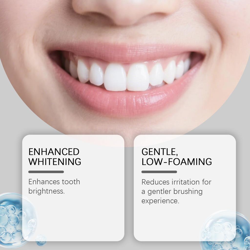 Purple Bleaching Toothpaste Teeth Color Correction Deep Cleaning Stain-Lifting Gum-Nourishing Care Enamel-Repairing Formula