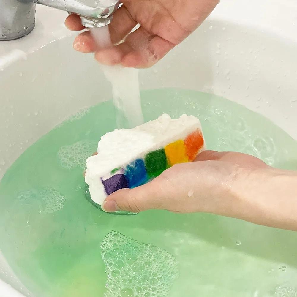 Korean-made RAINIBOW Bubble Bar Bath Bomb 140g Bath Ball Bubble Bath