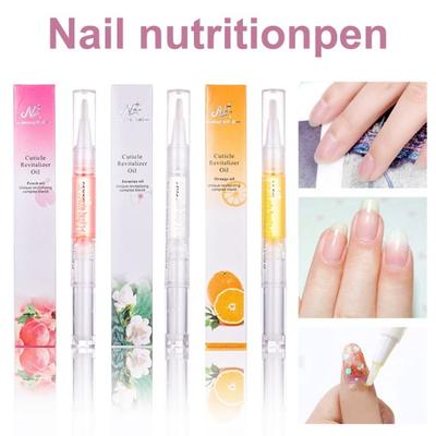 Nail Nutrition Pen Nails Cuticle Oil Pen Softens And Strengthens Nails Moisturizes Skin Healthy Shiny Nail Care Kit with Various Flavors