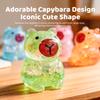 Cute Capybara Glitter Squishy Toy Slow Rising Squeeze Stress Relief Toy Sensory Fidget Toy for Anxiety Relief Party Favors Gift