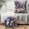 Kissenbezug mit Lavendel-Thema Heimdeko Überwurf für Sofa Bett Auto Raumdeko Geschenkidee