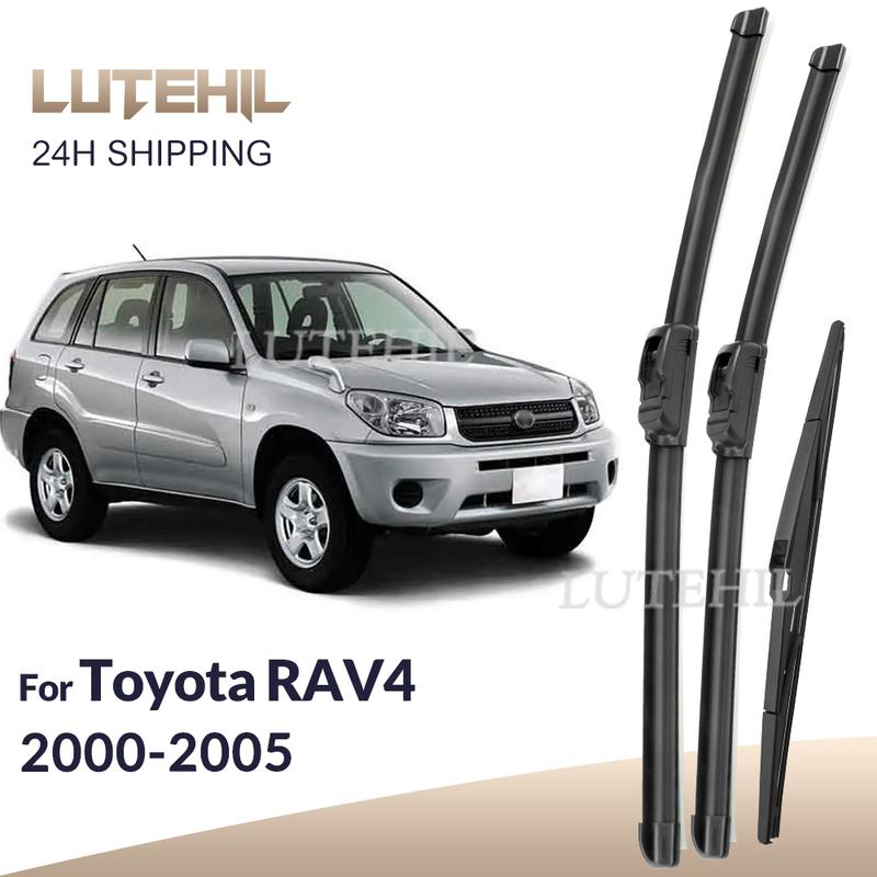Для Toyota RAV4 XA20 2000-2005 2001 2002 2003 2004 Дворники Передние и Задние Стеклоочистители Лобовое Стекло Окно 24 +19 +12 Toyota RAV4