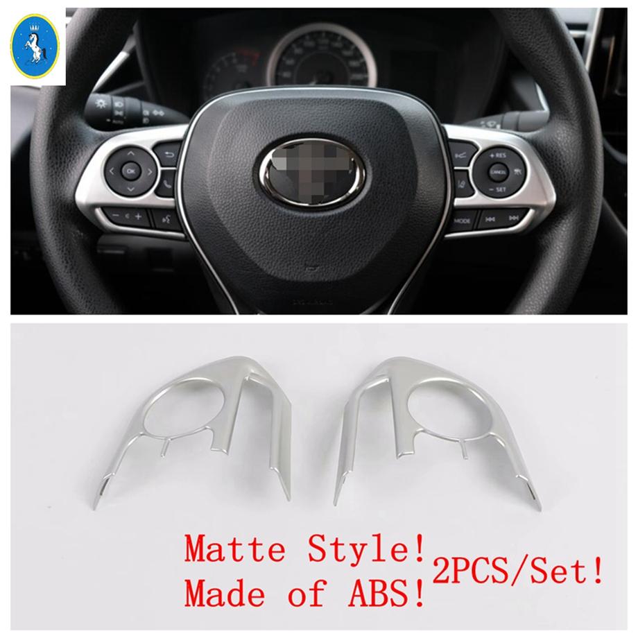 ABS Matte Car Steering Wheel / Gear Shift Frame / Head Lights Button Accessories Cover Trim For Toyota Corolla E210  - 2024