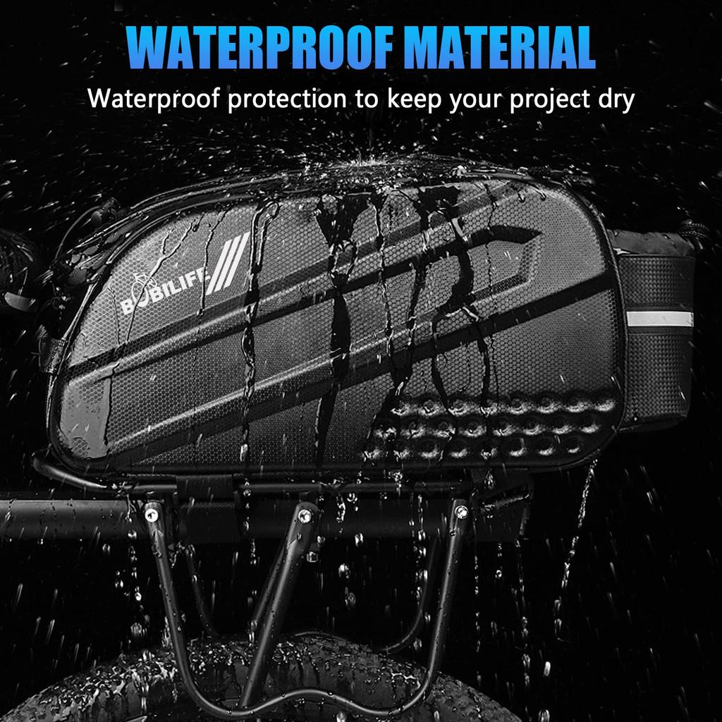 BOBILIFE Bicycle Panniers - Trunk Bag, Rear Bike Rack Bag, Travel E-Bike Accessories, 17L-45L Cargo Carrier Bag