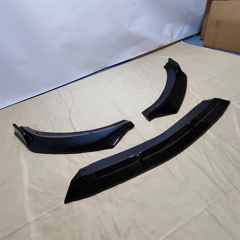 Front Bumper Lip Diffuser BodyKits Spoiler Splitter Tuning For Mercedes Benz CLA Class C117 W117 CLA180 200 220 260 2016-2019