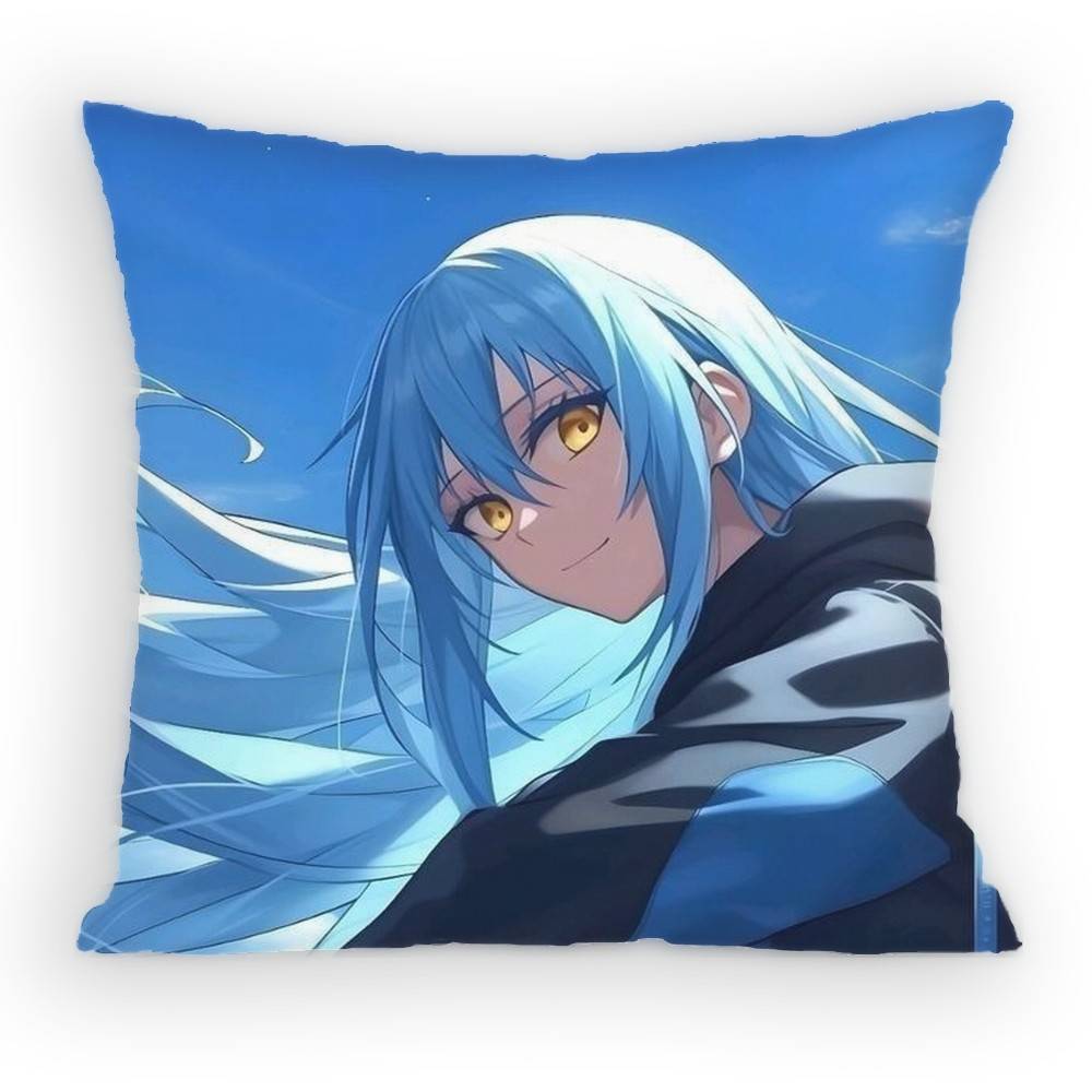 S-Slime Anime R-Rimuru T-Tempest-Rt Kissenbezug Sofa Wohnzimmer Schlafzimmer Kopfteil Rückenlehne Kissen Quadratisches Kissen Nickerchenzeit