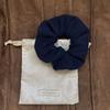 SOFT WATTER Soft Scrunchie_Navy