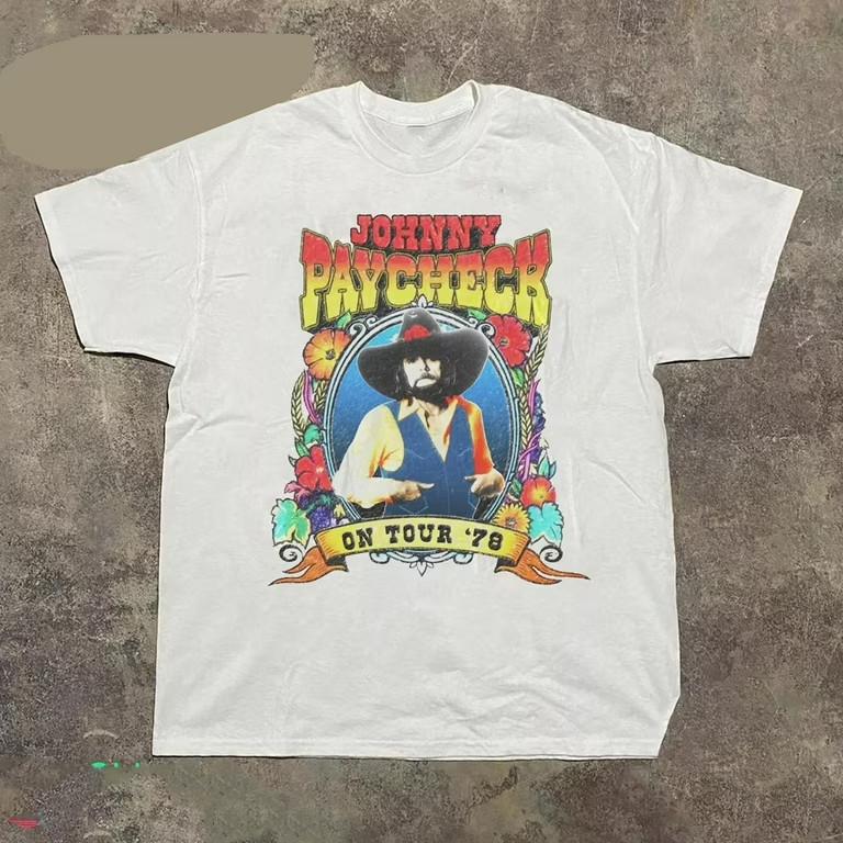 Johnny Paycheck on tour 78 Gift For Fans Unisex All Size Shirt TN0141 XXL
