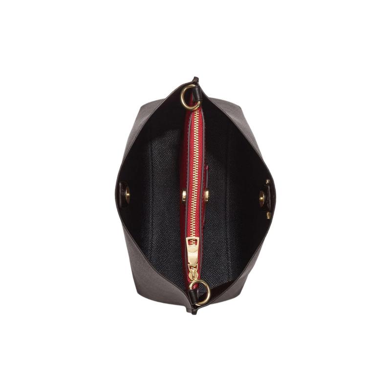 Coach Mollie Series Classic Artificial Leather Bucket Bag Hand Shoulder Crossbody Bag 22 Women's Presbyopia Brown