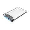 CoolBox Hard Drive Enclosure - Hdd - Ssd Coolbox Coo - Sct - 2533 2-5inch Sata Usb 3-0 Transparent