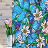 45CM Frosted Privacy Glass Stickers Magnolia Stained Glass Window Filmwindow Privacy Film  Bathroom