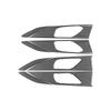 For Mazda CX-9 2016- Carbon Fiber 4PCS Car Inner Door Pull Handle Outer Panel Trim Cover Strips Interior Decoration Sticker