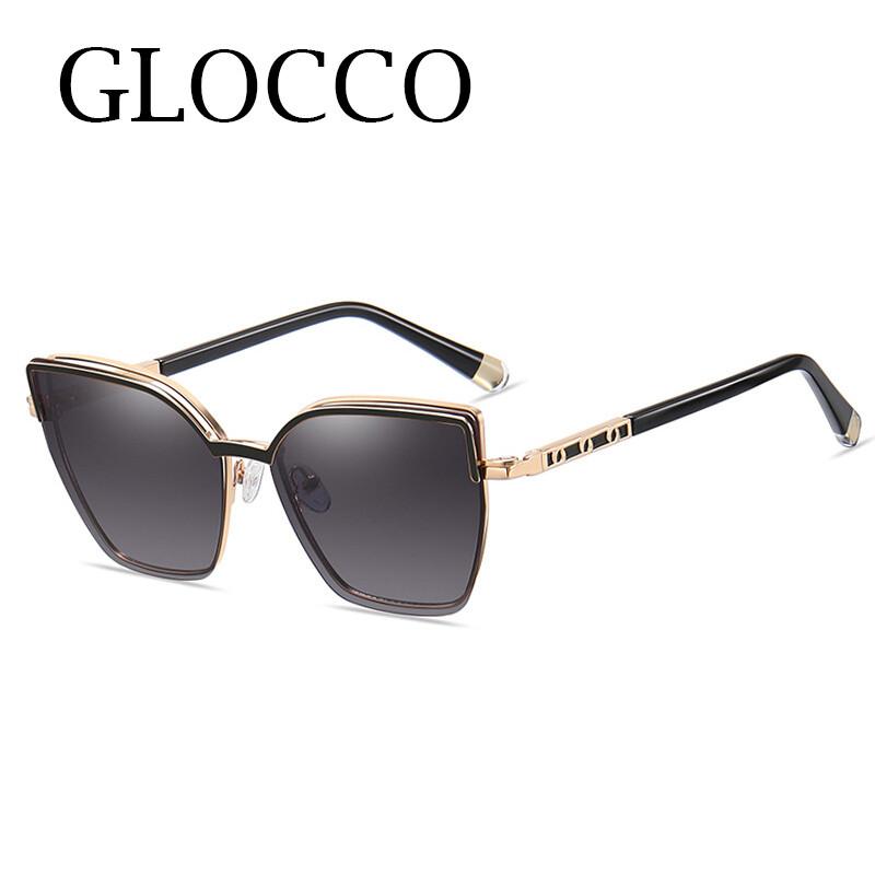 Magnetische Clip-On Optische Myopiebril Voor Vrouwen Oversized Vierkante Zonnebril Metalen Frame Aanpasbare Sterkte