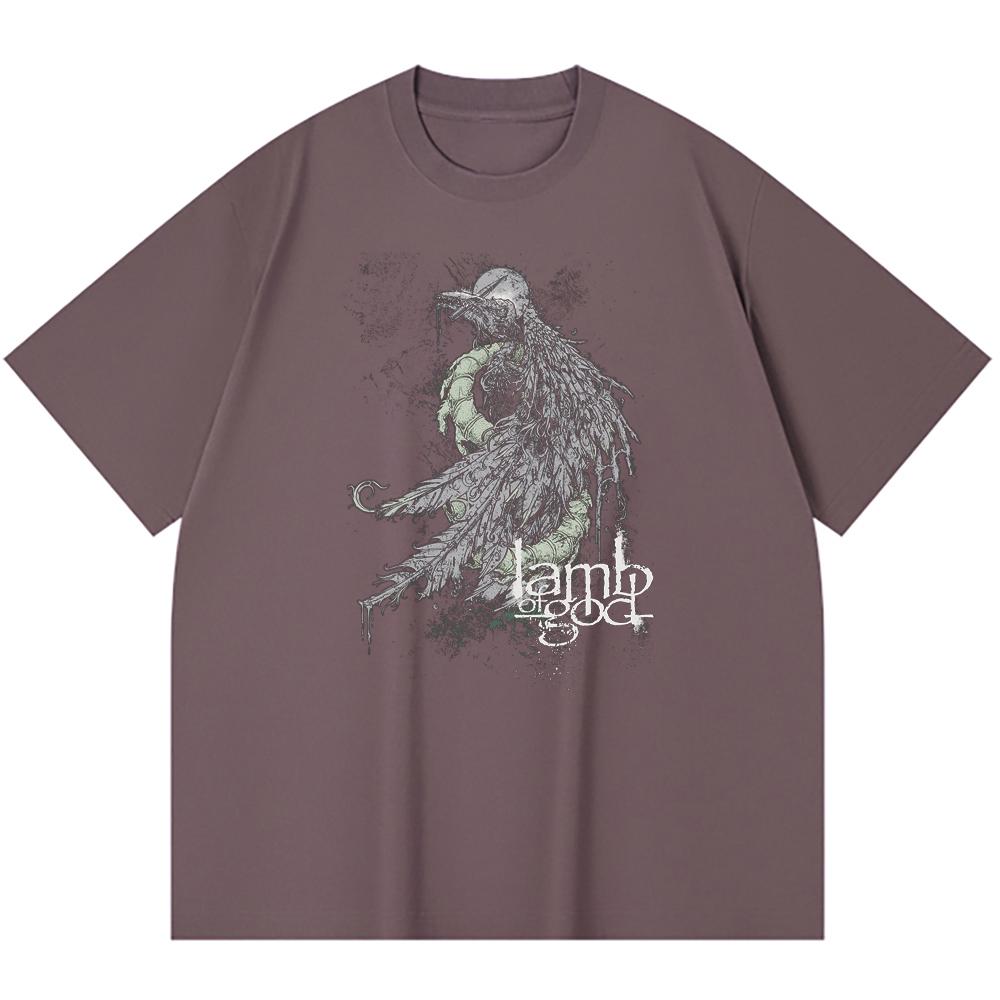 230 Gsm 100% Cotton Heavy Metal T-Shirt Rock Band Popular Music Print Unisex Heavy Cotton T Shirt