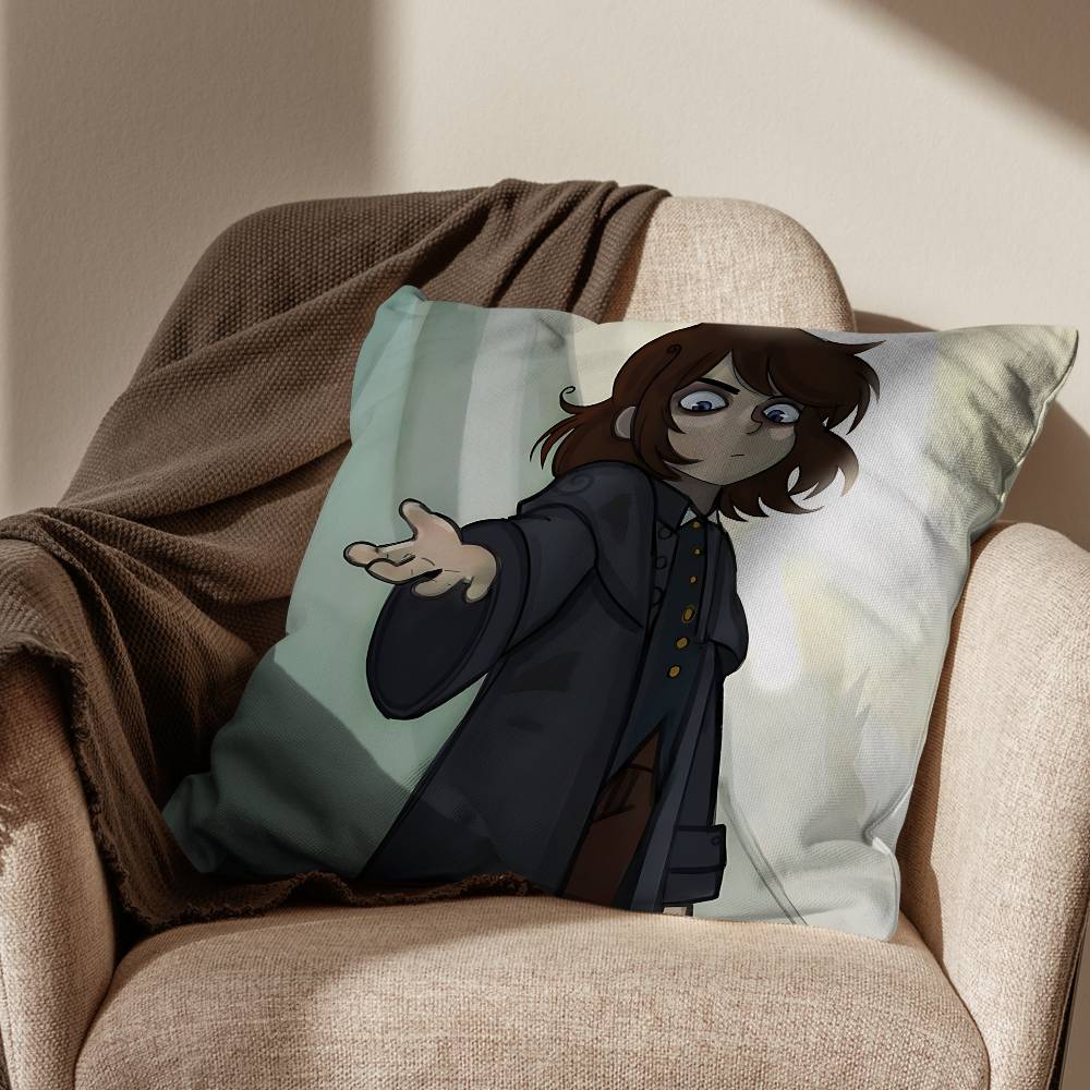 Cool Abaddon HHaunted Hotel Pillow Case Antidustmite Pillowcase Invisible zipper silky short plush Sofa cushion cover