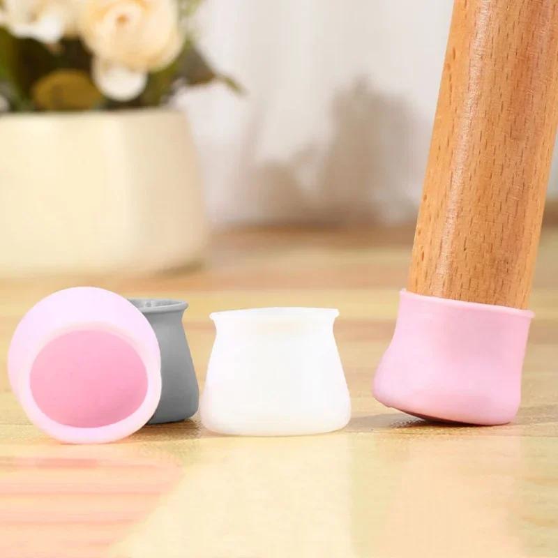 Furniture Chair Foot Cover Rubber Pad Chair Leg Protectors Table Leg Covers Protector Legs of Chairs Dust Jackets Floor Cap Pads
