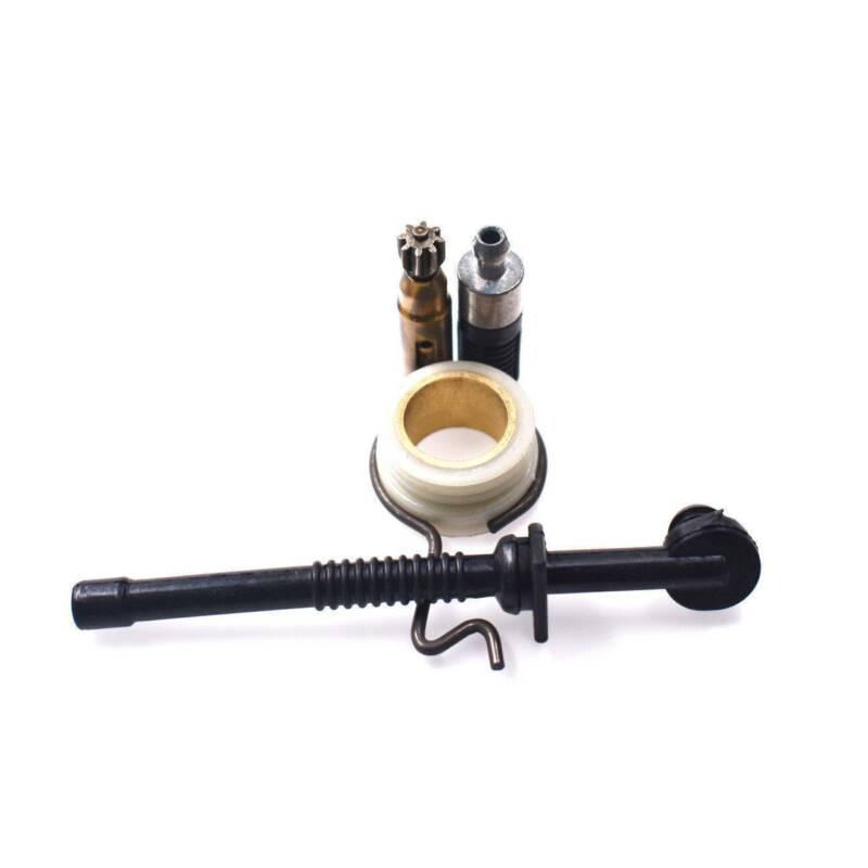 4pcs Filter Line Oil pump worm gear High quality Worm Wheel Parts Tool Accessories Chainsaw Filter Maintenance