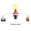  Participatory Santa Flying Sleigh Decoration Plays Tune Bells Song