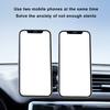 New Car Holder For Mobile Phone Holder Car Air Vent Clip Mount Cell Phone Stand Dual Magnetic Support For X Iaomi H Uawei L G