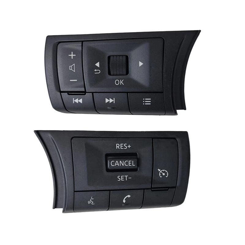 M63K-Car Steering Wheel Cruise Control Switch 255506RF2A 255506RF2B For Nissan Rogue Pathfinder -2024 Accessories