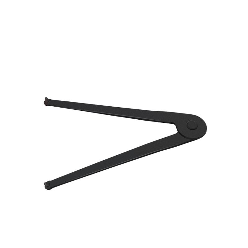 Double Pin Angle Grinder Wrench High Strength Tool Steel Double Hook Design Two Size Option For Automotive Repair