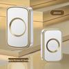 Waterproof Long-Range Smart Wireless Doorbell with Remote Control & Electronic Call Button, No Logo