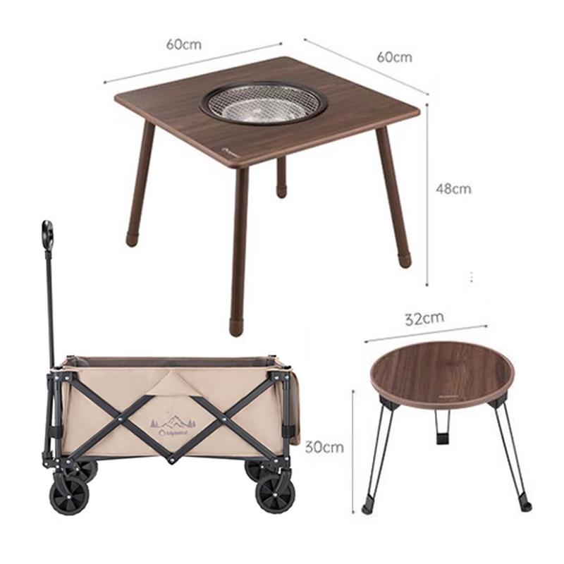 Diplomat Camping Cart & Enclosed Stove Set
