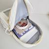 High school students large-capacity backpack new fresh and sweet two-dimensional color contrast bar