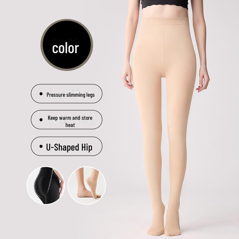 Thickened Velvet Pantyhose: Super Warm, High-Pressure Autumn/Winter Leggings