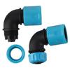 2 Pcs 90 Degree Elbow Quick Connectors for Efficient For Garden Irrigation and Car Wash Compatible with 12mm Hose Sizes