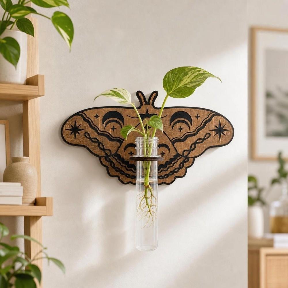 Home Ornaments Wall Mounted Planter Vase Flower Pot Wall Decoration Indoor Use