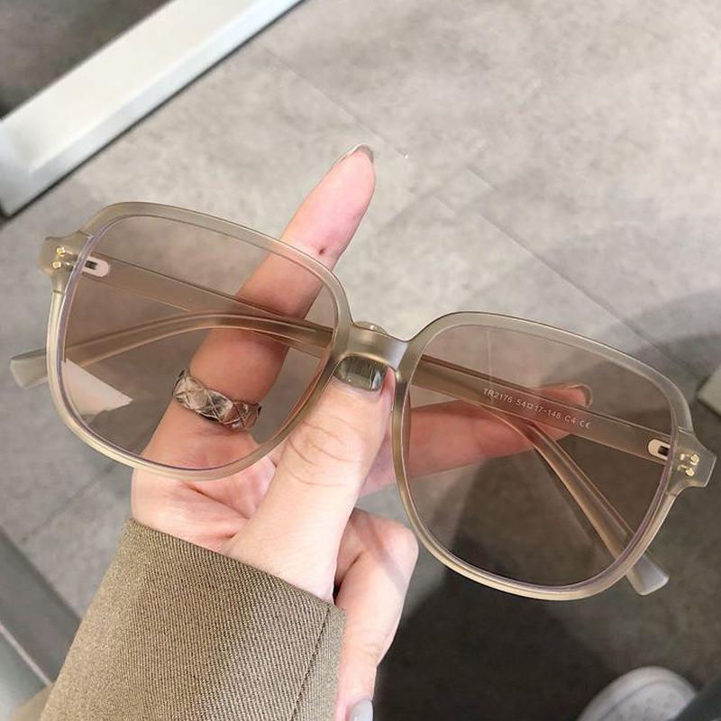 Photochromic Sunglasses For Myopia Glasses Fashion Trendy Square Anti Blue Light Near Sight Eyeglasses Finished Minus Eyewear