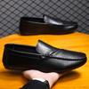 Genuine Leather Men Loafers Breathable Slip on Men Driving Shoes Italian Luxury Brand Men Casual Shoes Moccasins Chaussure Homme