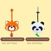Cute 3D Silicone Coin Wallet Anime Soft Headphone Storage Bag Red Panda Pendant Coin Purse Gift