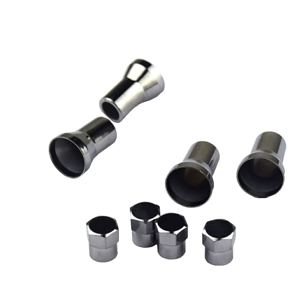Generic Tire Cap, Simple Design, Replacement Parts, Car Supplies, Valve Stem (Black)