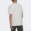 adidas Men's White Casual Loose Fit Crew Neck T-Shirt with Butterfly Print