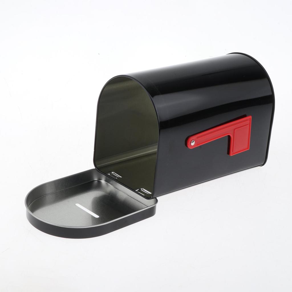 Mailbox Windproof Mail Insertion Modern Iron Letterbox for Outdoor Gate Door