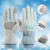 Warm Gloves for Women Plus Velvet Windproof Waterproof Non Slip Outdoor Cycling Bicycle Cold Proof Touch Screen Winter Gloves