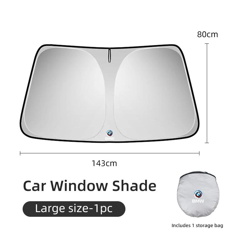 Car Sticker 2025 Hot Car Windshield Sunshade Cover Folding Sunscreen UV Protector For BMW F26 E90 E70 E87 E36 I01 F25 F01 E60 F4