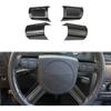 Korlot Koolstofvezel Stijl Stuurwiel Trim Accessoires voor 2008-2010 Dodge Challenger/2006-2010 Charger/2005-2008 Magnum