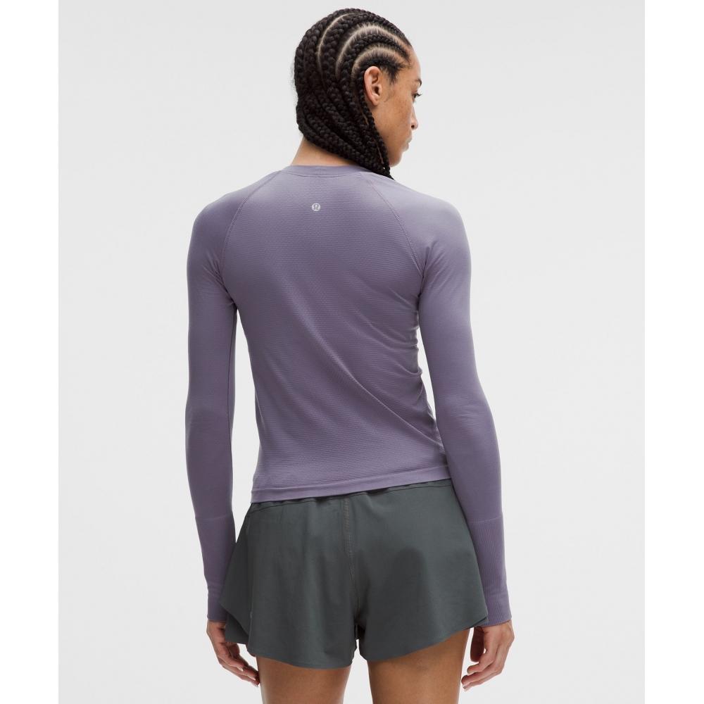 Lululemon Swiftly Tech Long Sleeve Shirt 2.0  Waist Length Grape Mist Grape Mist