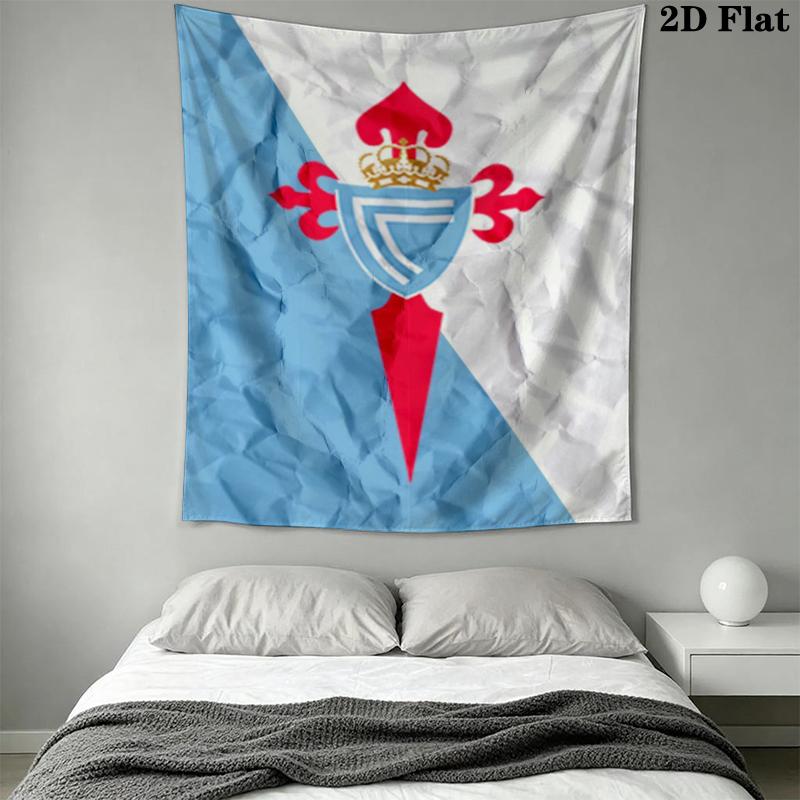 Celta de Vigo Wall Tapestry Aesthetic Wall Hanging Printed Fabric Blanket Decorative Tapestries for Bedroom Living Room Home Decor